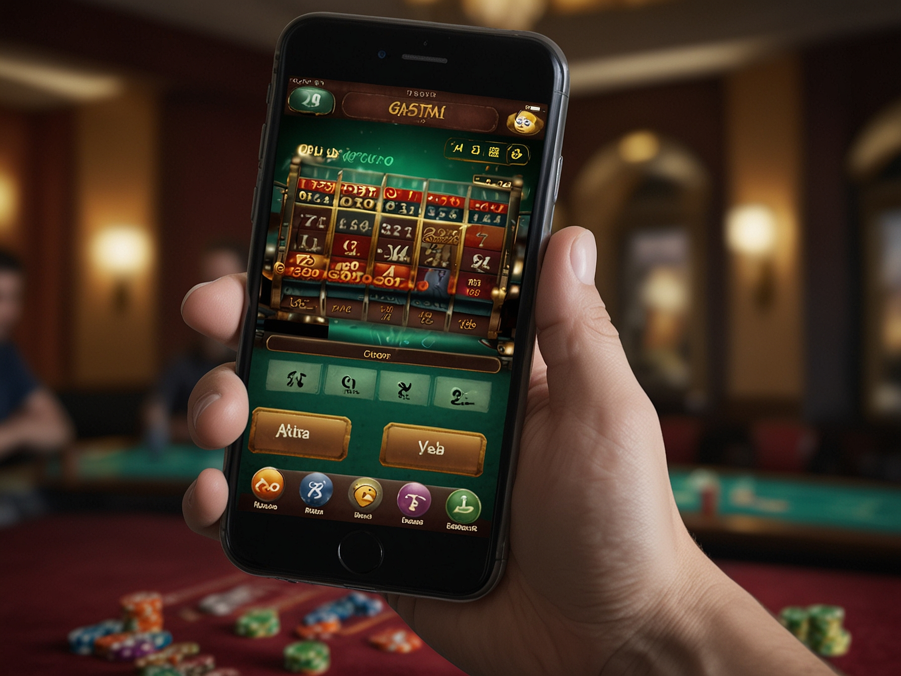 Mobile play call-to-action