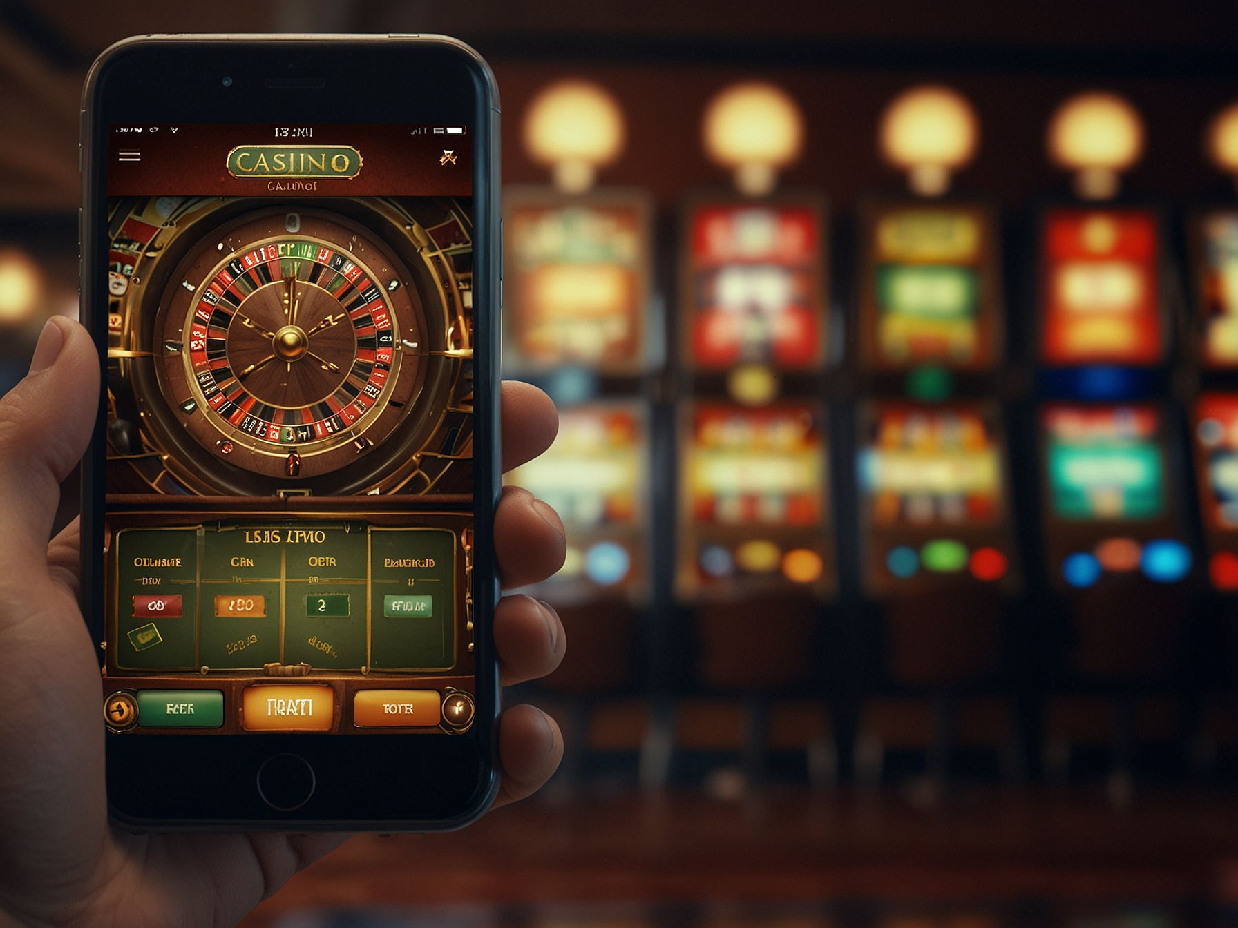 Mobile site interface on phone